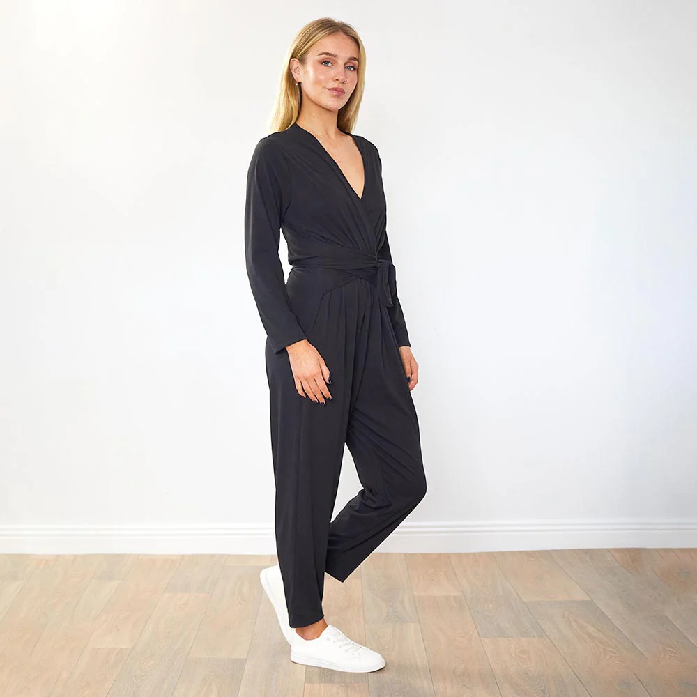 Cliona Jumpsuit (Black) - Image 7