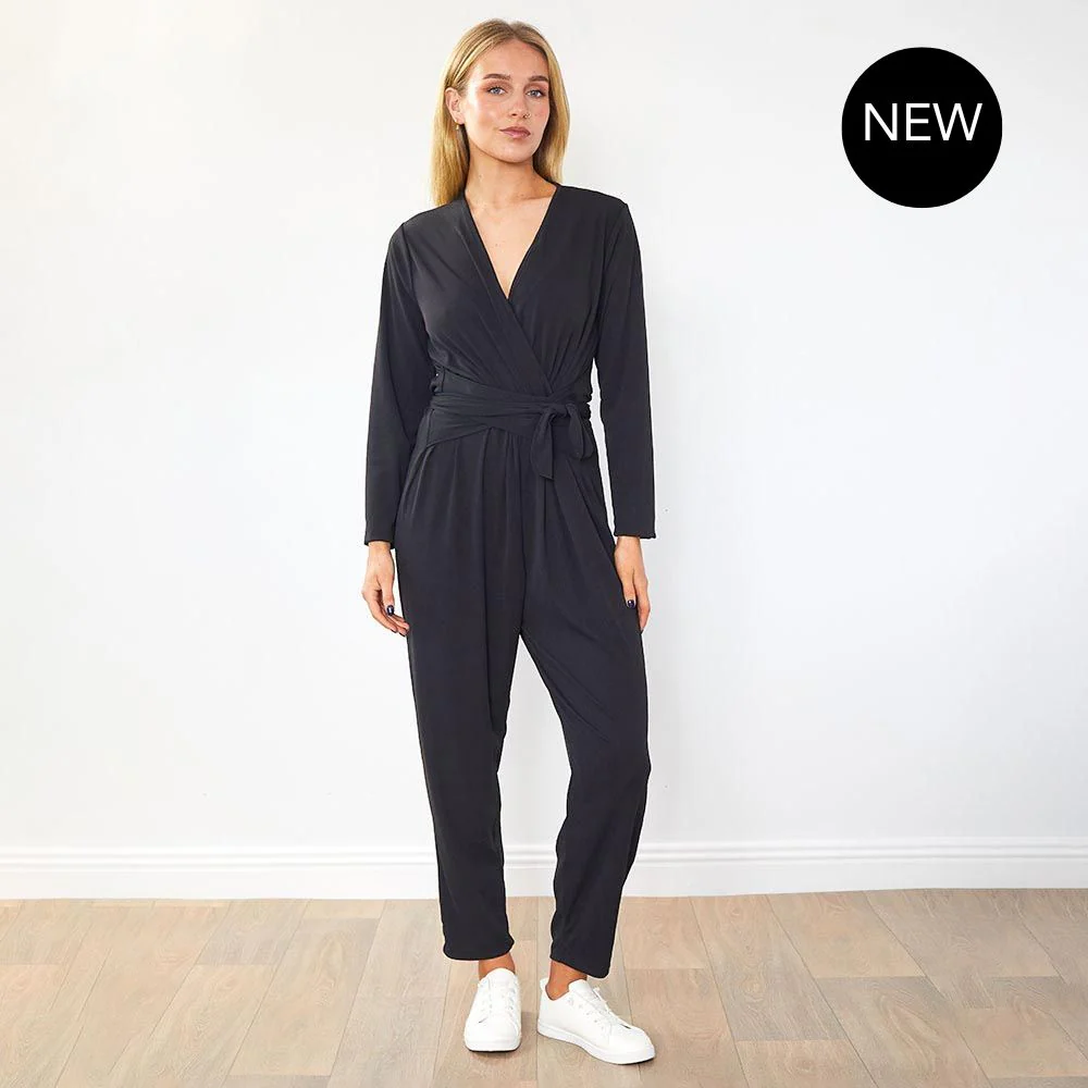Cliona Jumpsuit (Black) - Image 9