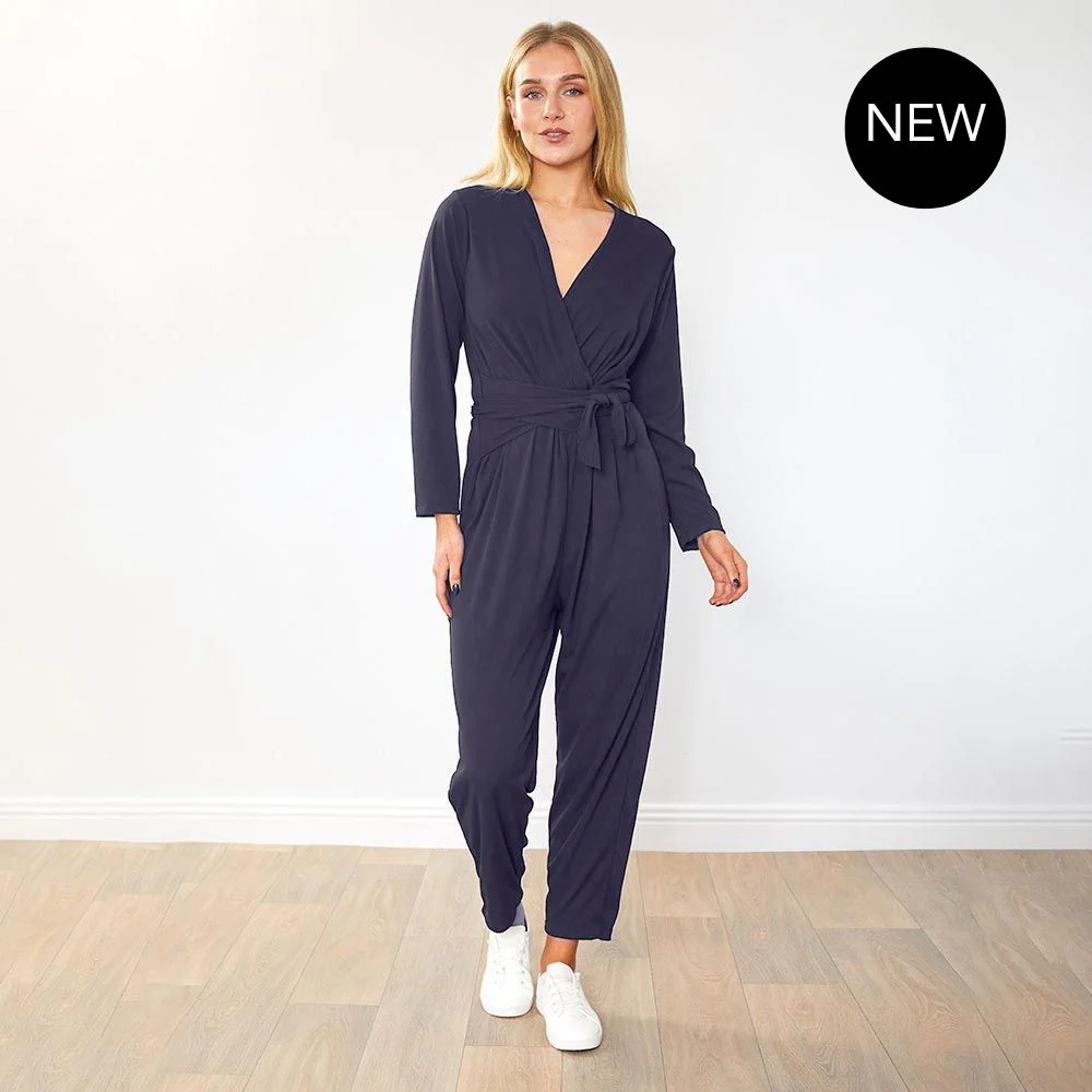 Cliona Jumpsuit (Navy) - Image 6