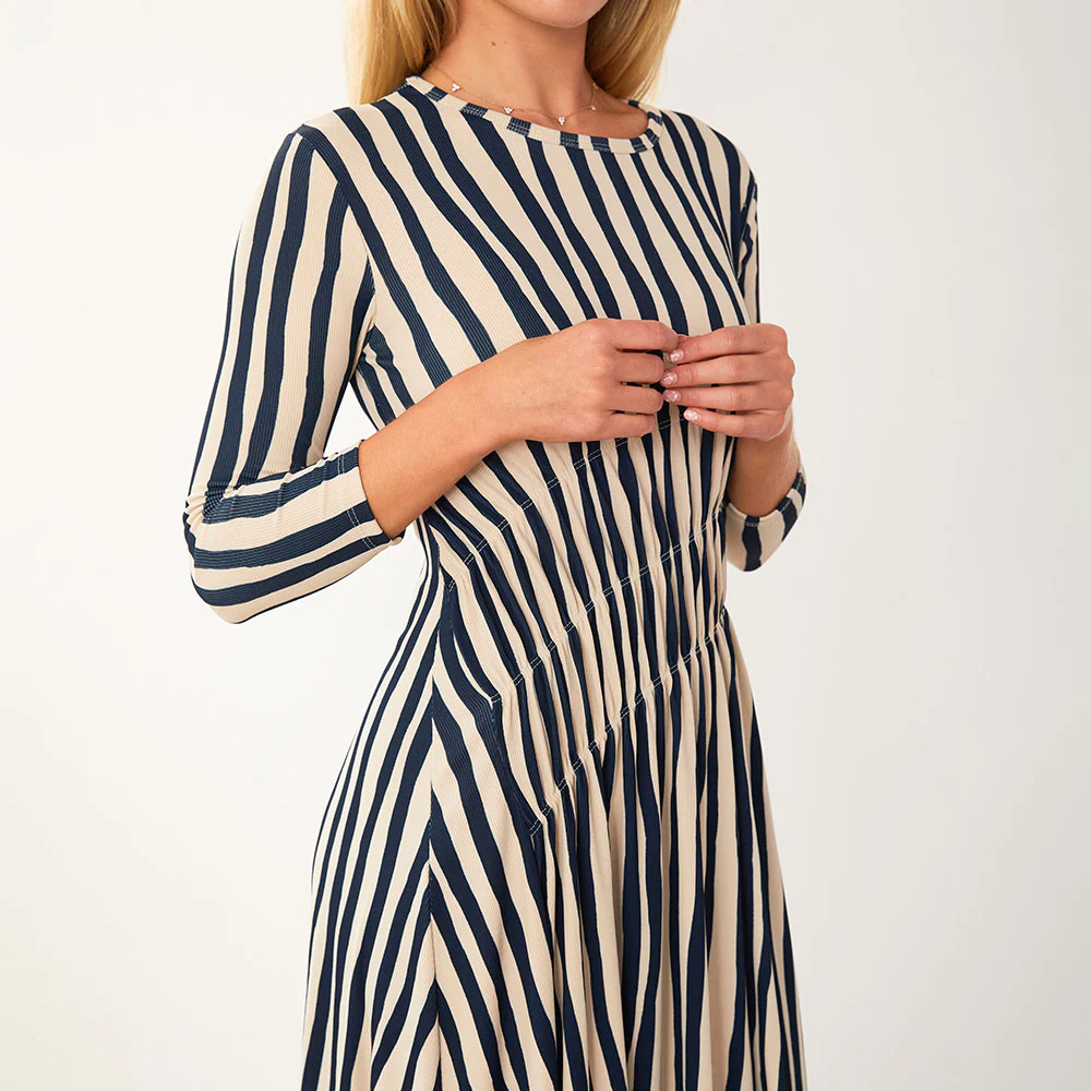 Cooper Dress (Navy Stripe) - Image 9