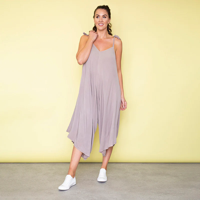Frankie Relaxed Fit Jumpsuit (Sand) - Image 6