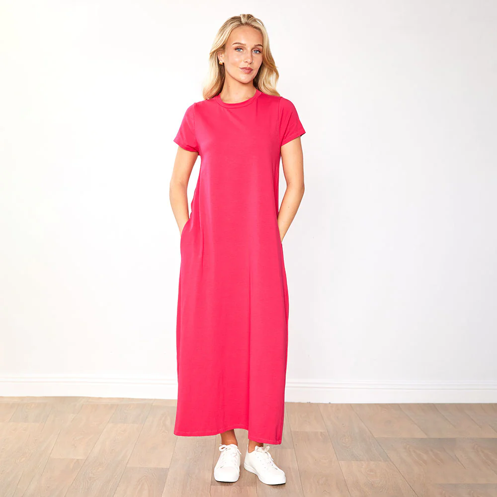 Cristina Dress (Fuchsia) - Image 5