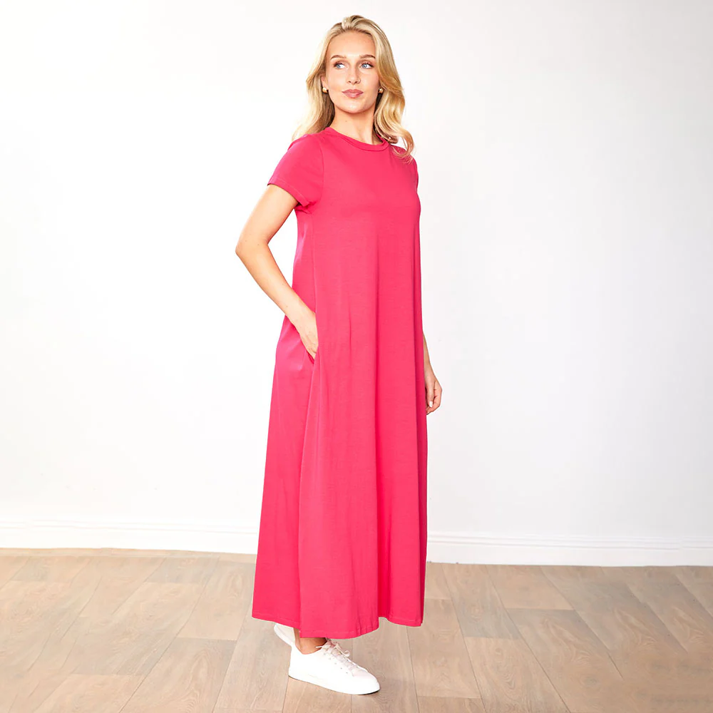 Cristina Dress (Fuchsia) - Image 6