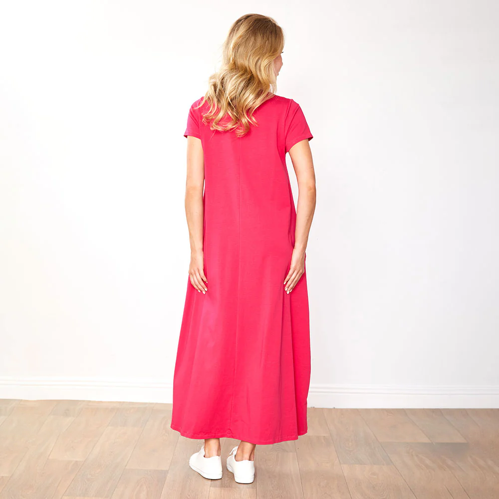 Cristina Dress (Fuchsia) - Image 8