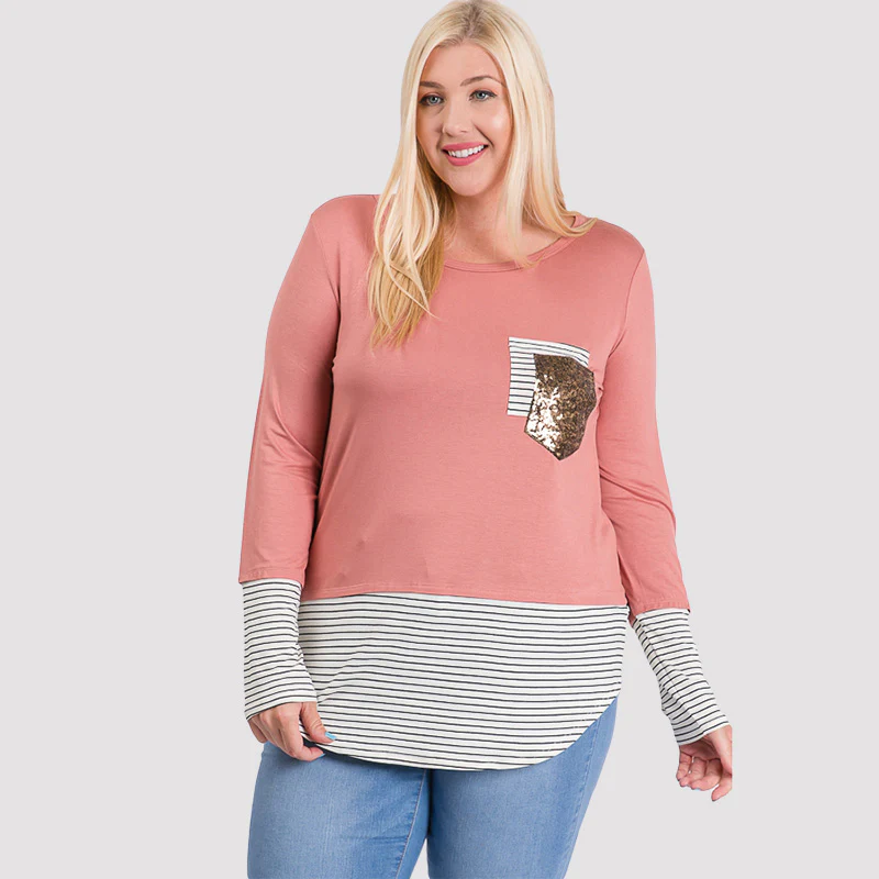 Curve Sule Top (Rose) - Image 3