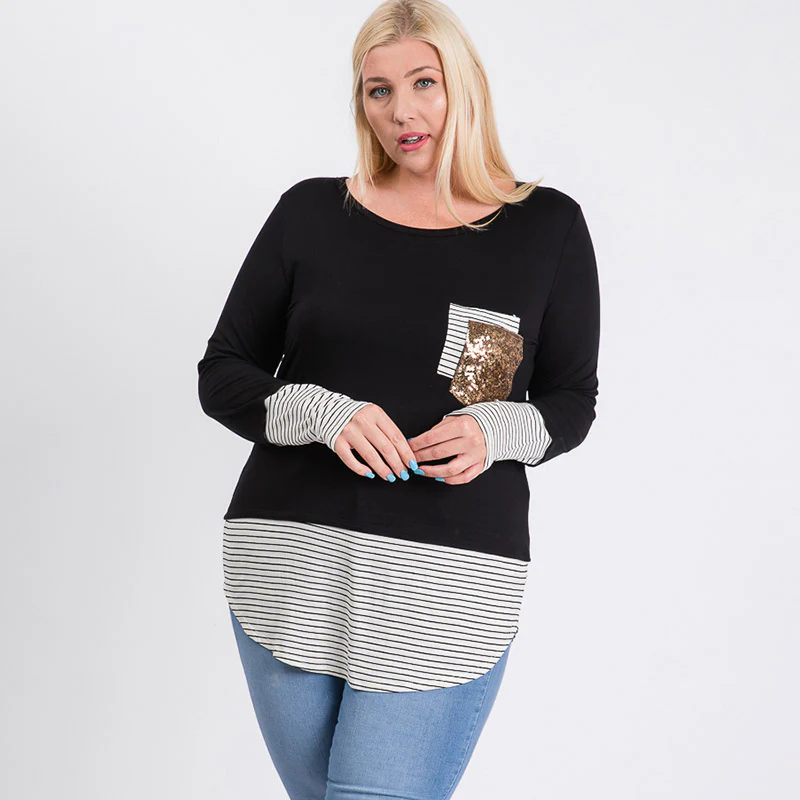 Curve Sule Top (Black) - Image 5