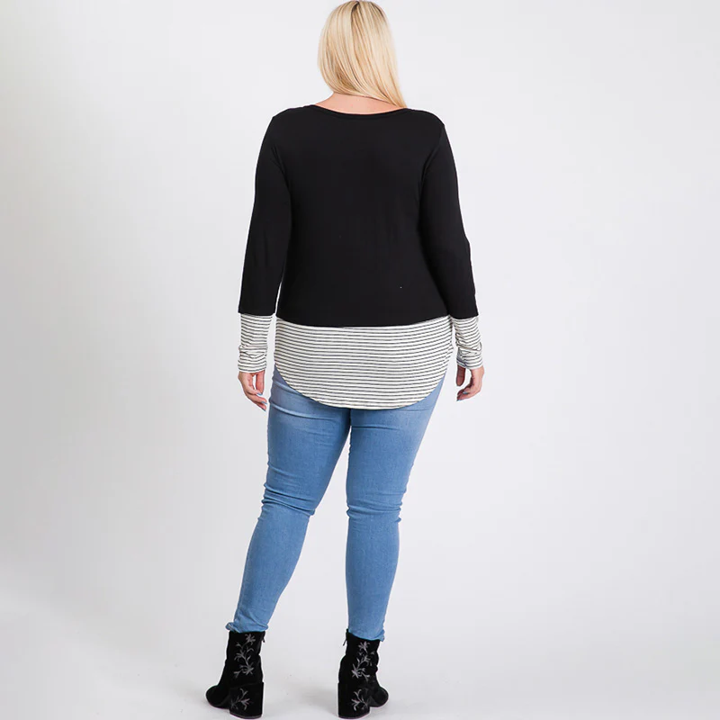 Curve Sule Top (Black) - Image 8