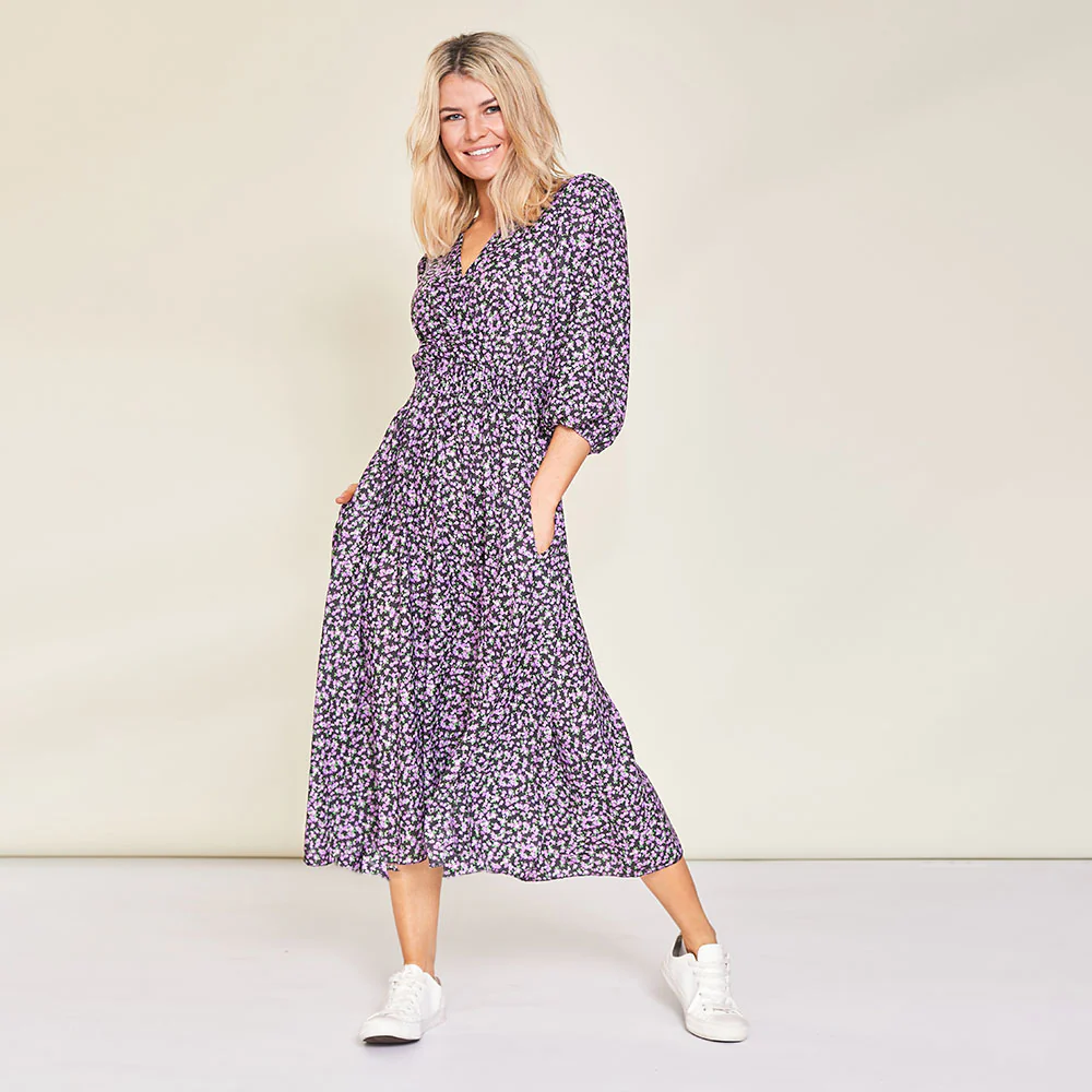 Daisy Dress (Lilac Floral) - Image 6