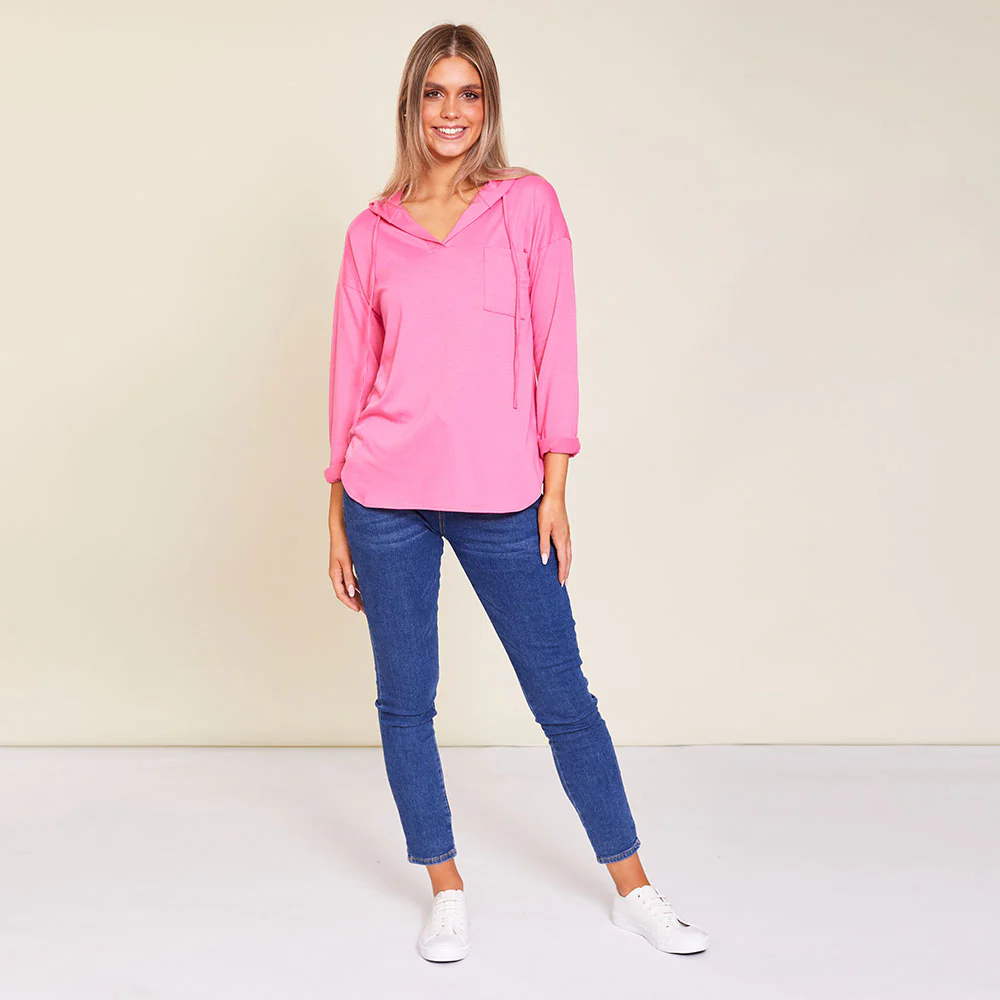 Darcey Hoody (Fuchsia) - Image 3