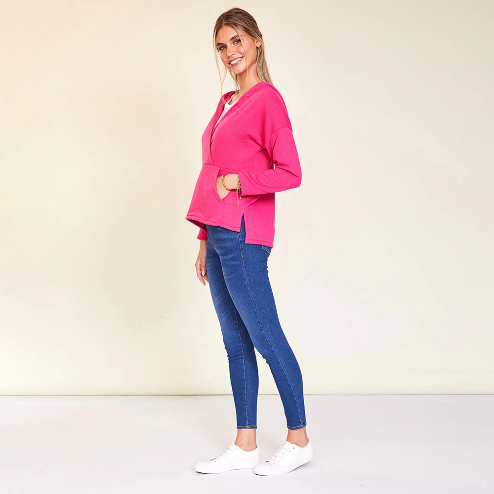 Daria Hoody (Fuchsia) - Image 3