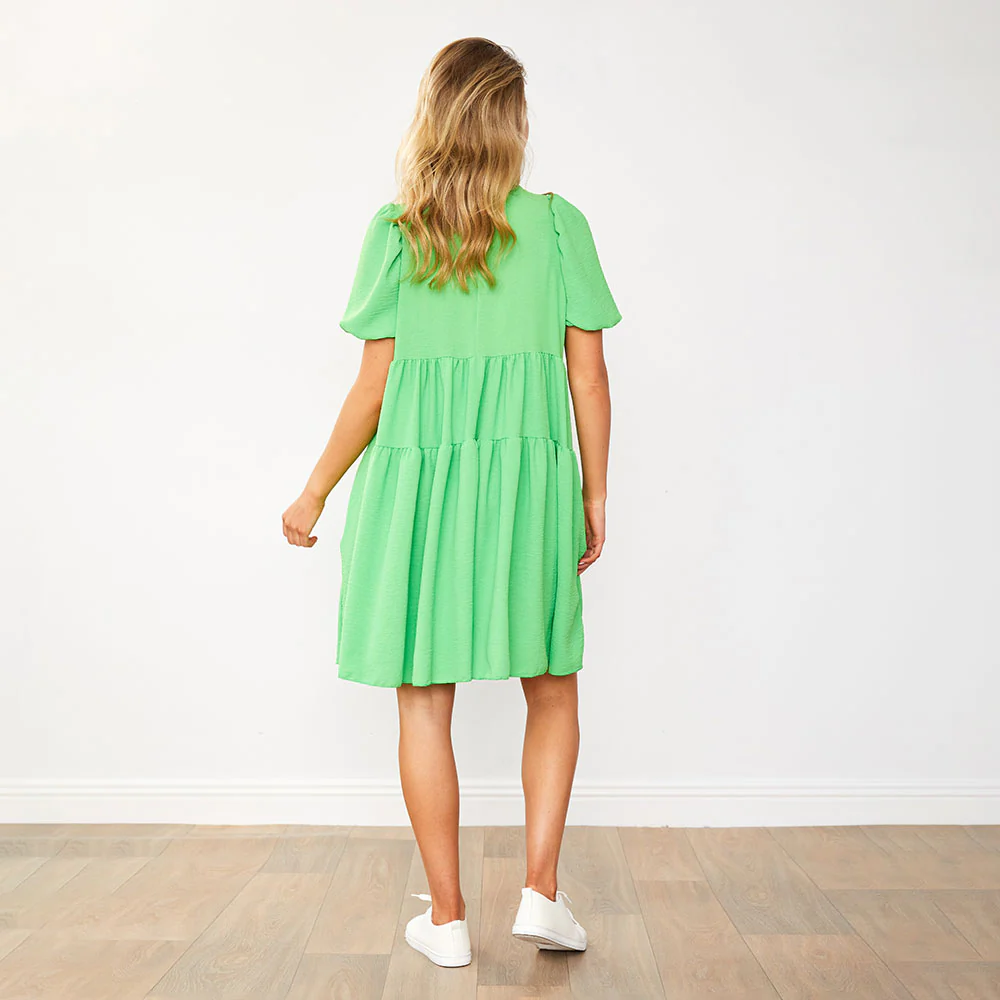 Donna Dress (Green) - Image 8