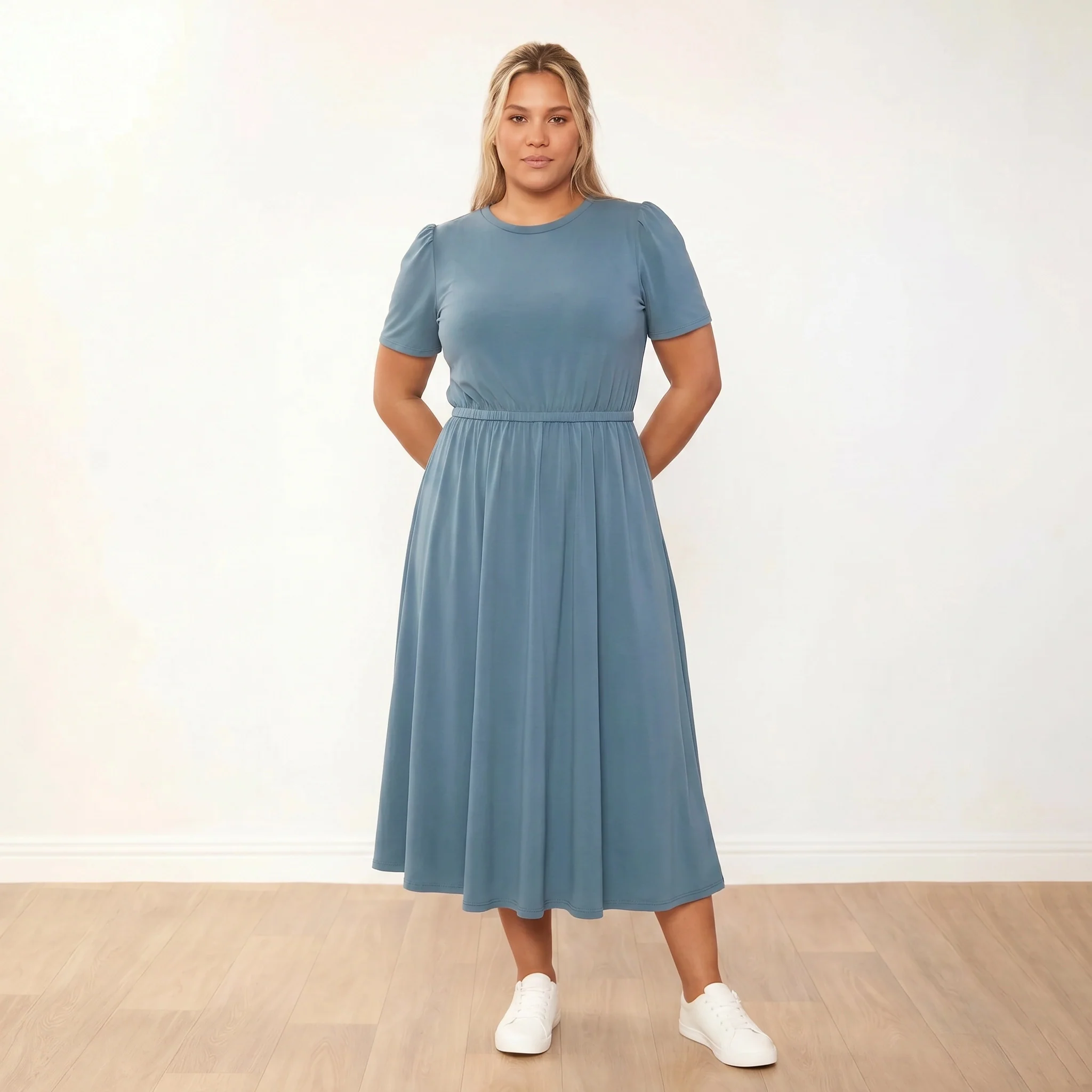 Eilish Dress (Blue) - Image 2