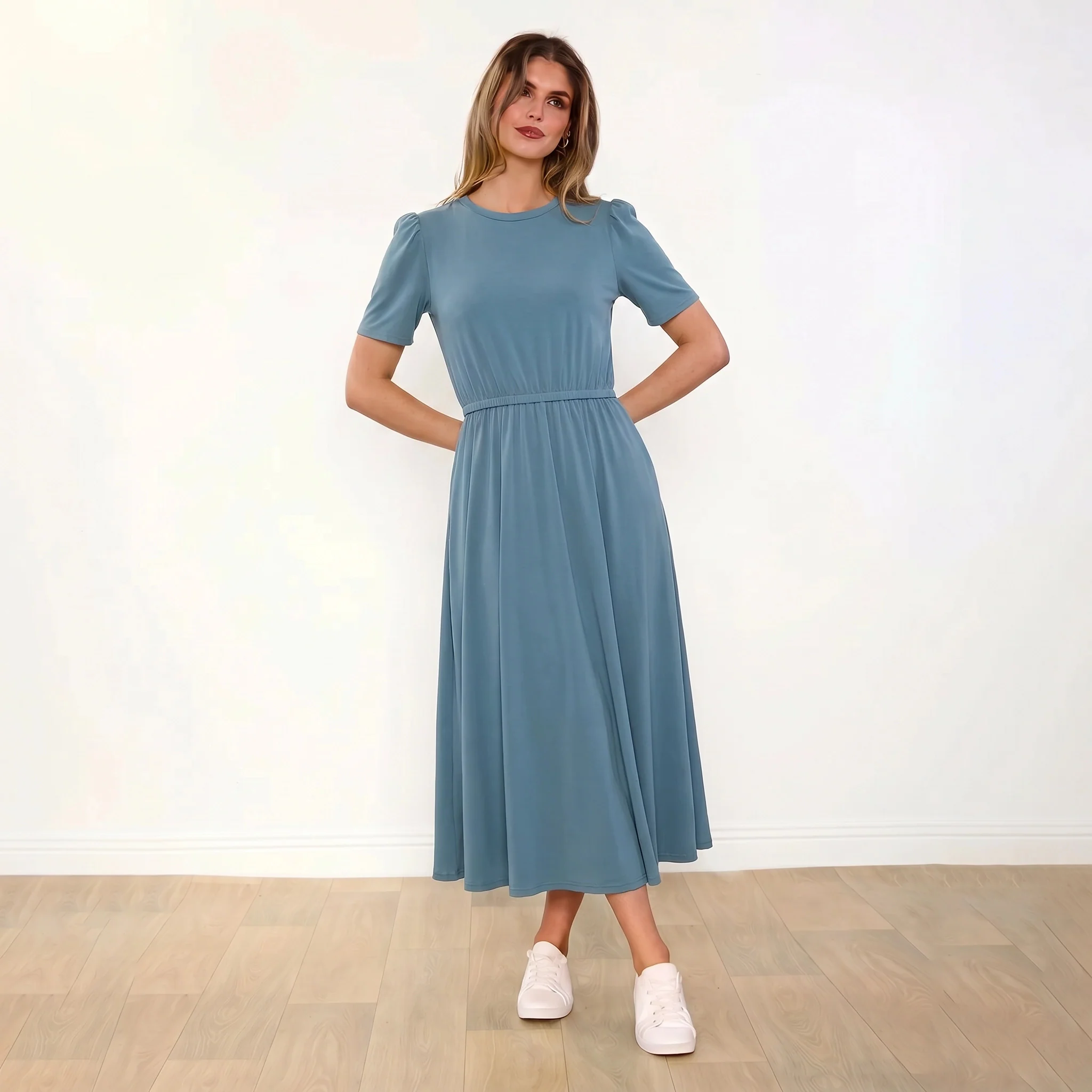 Eilish Dress (Blue) - Image 5
