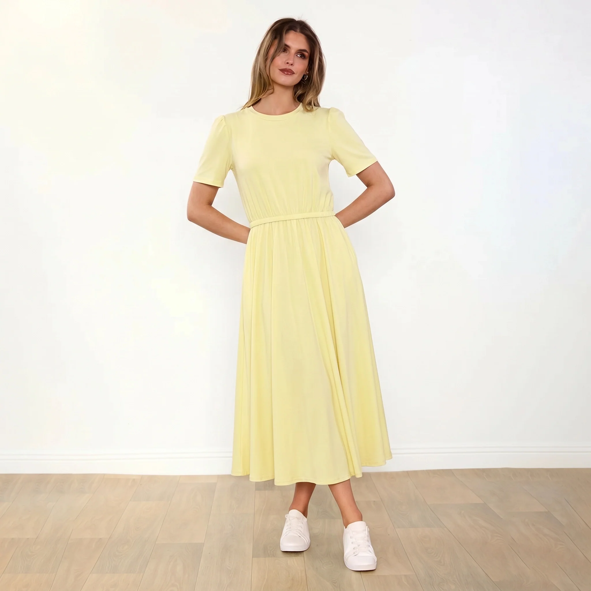 Eilish Dress (Lemon) - Image 3