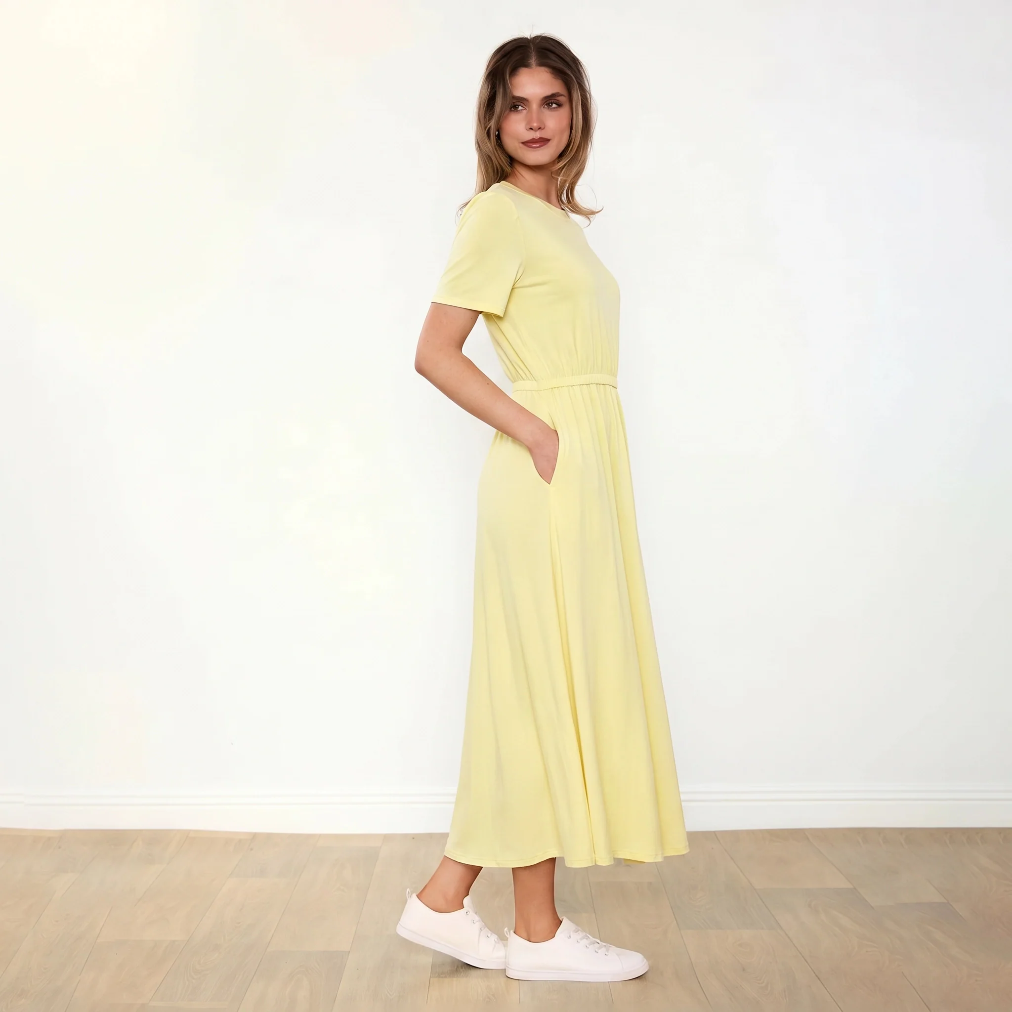 Eilish Dress (Lemon) - Image 9