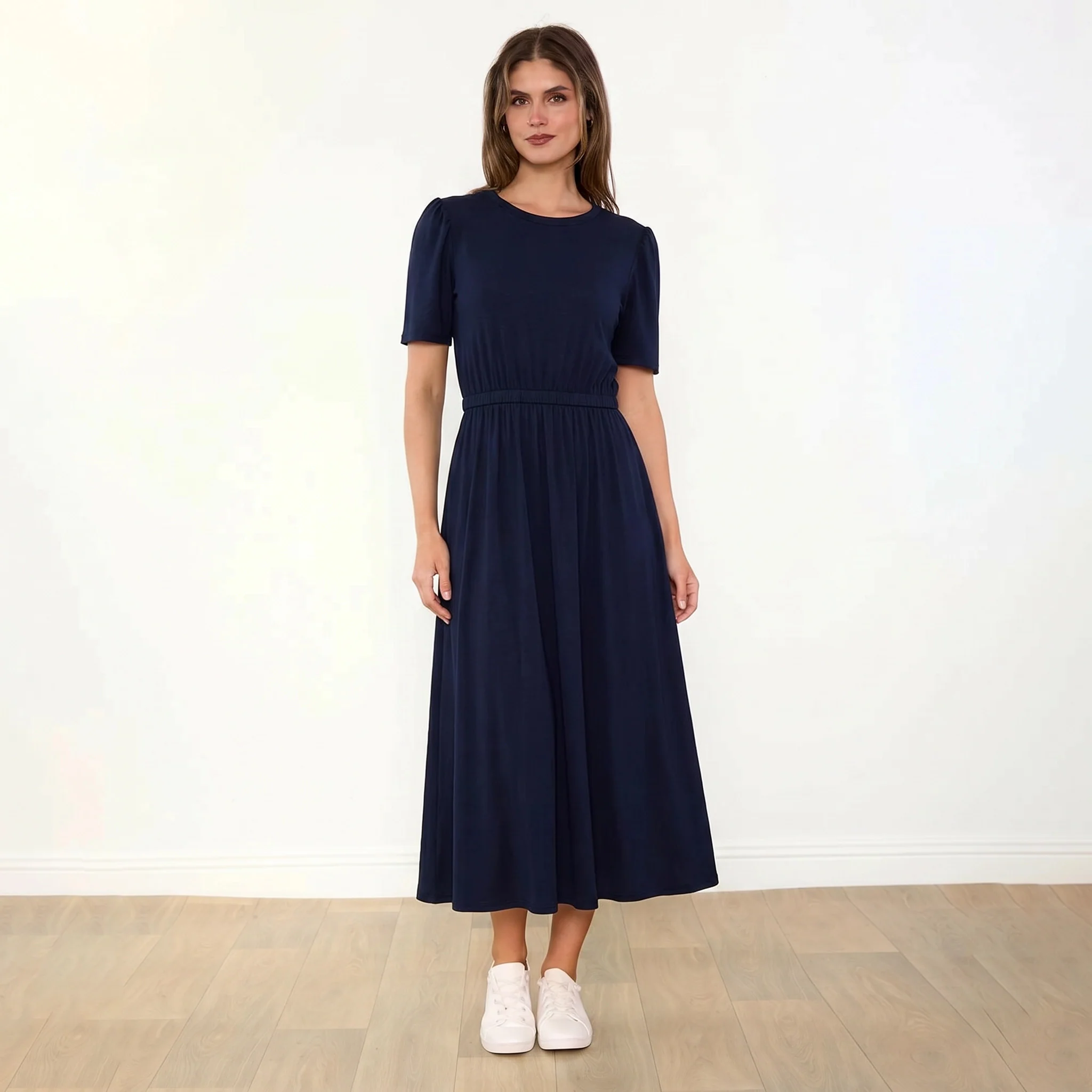 Eilish Dress (Navy) - Image 2