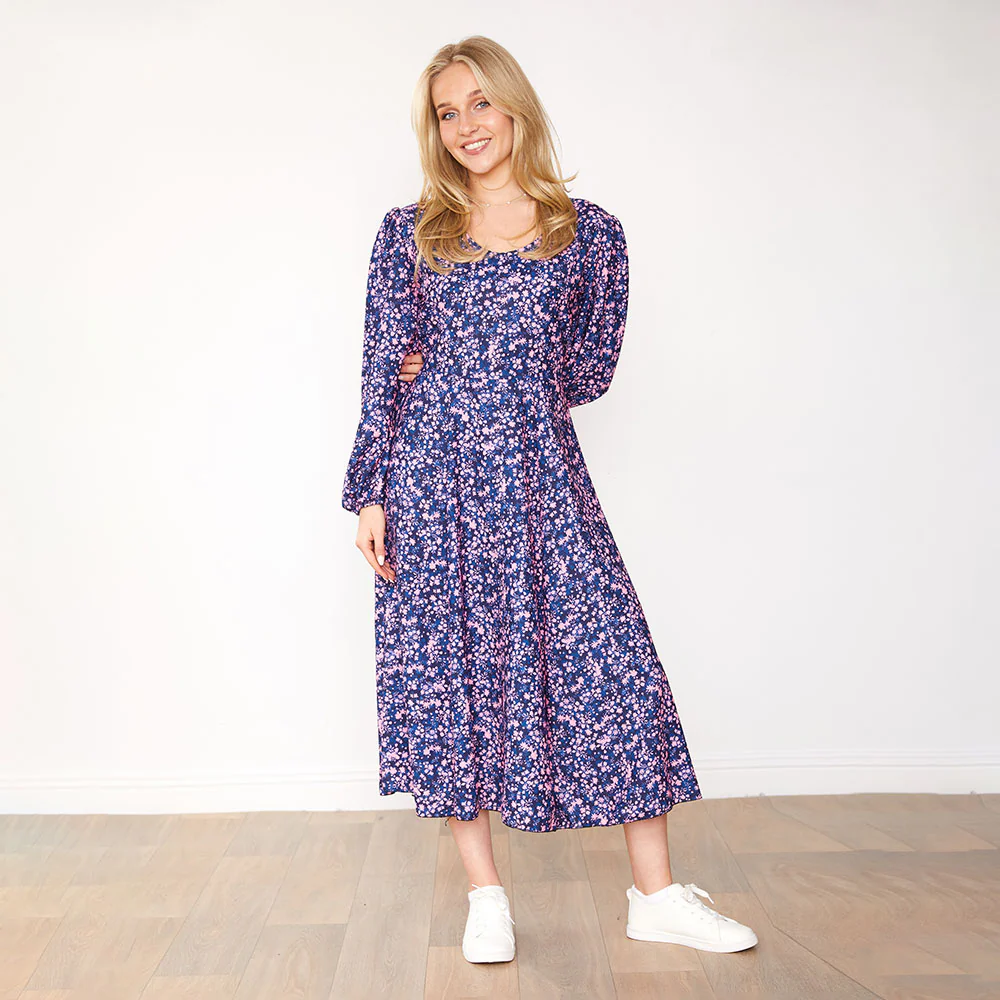 Ela Dress (Lilac Floral) - Image 4