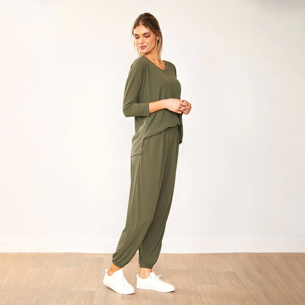 Elin Trousers (Khaki) - Image 5