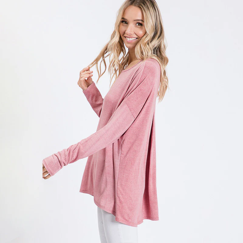 Ella A Line Vintage Pink Top - Image 6