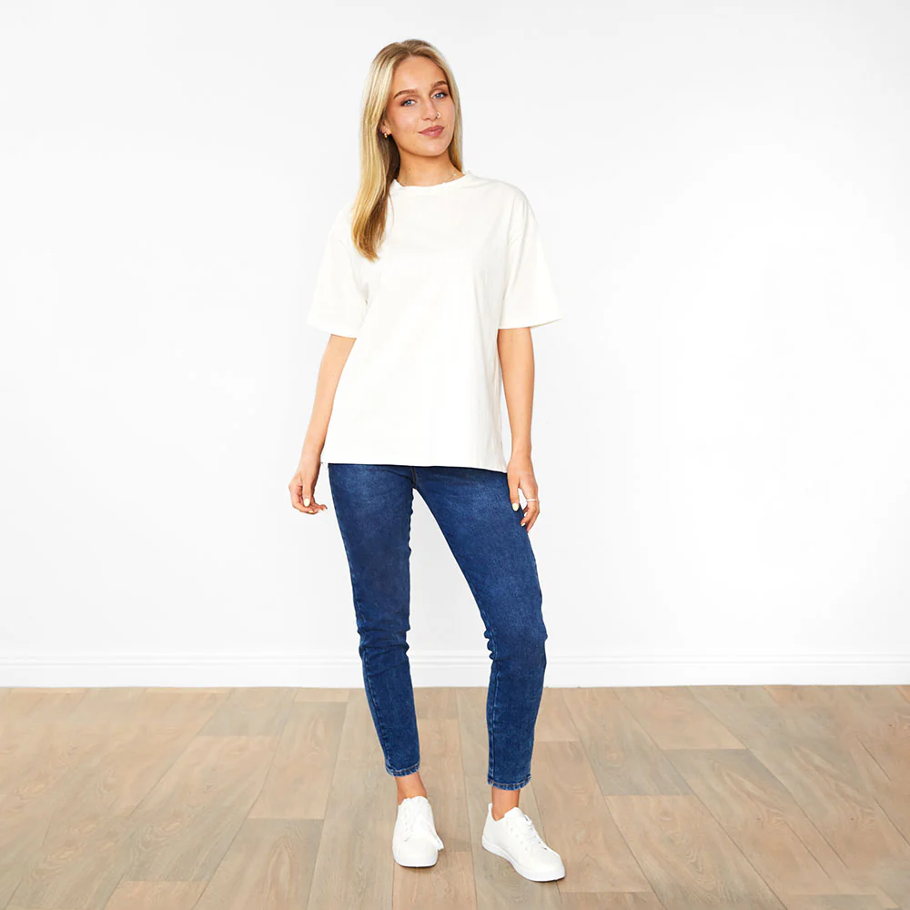 Elle Top  Cream &  Navy (2 for €35) - Image 6