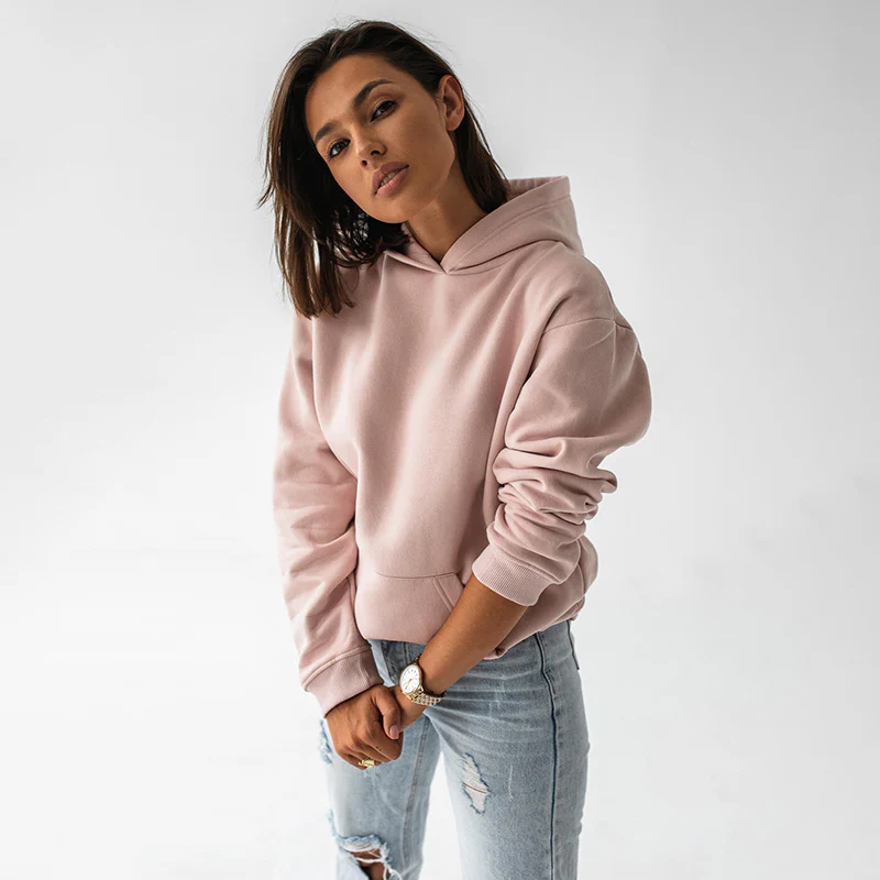 Ellie Oversized Hoody (Pink Salt) - Image 2