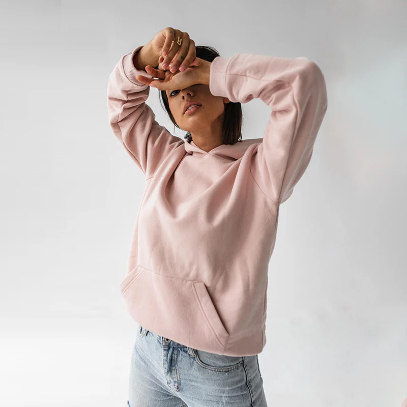 Ellie Oversized Hoody (Pink Salt) - Image 3