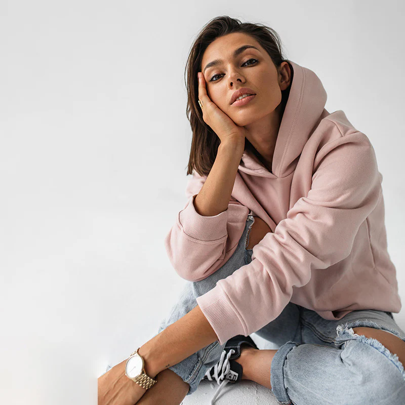 Ellie Oversized Hoody (Pink Salt) - Image 5