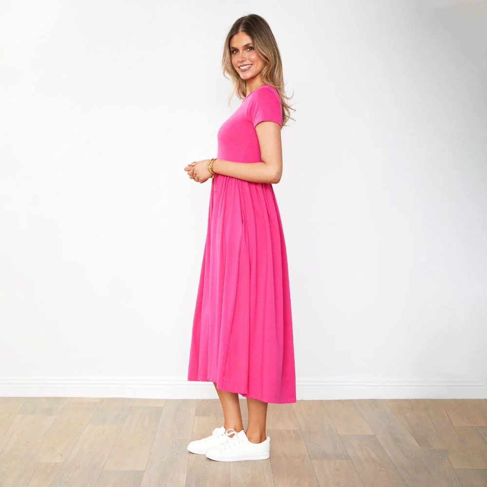 Elsa Dress (Fuschia) - Image 10