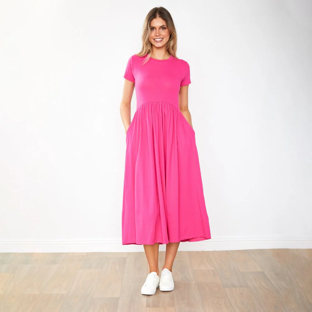 Elsa Dress (Fuschia) - Image 2