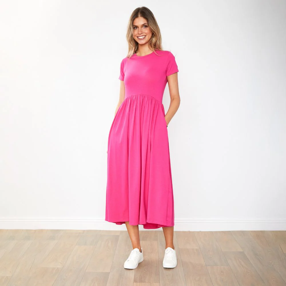 Elsa Dress (Fuschia) - Image 3