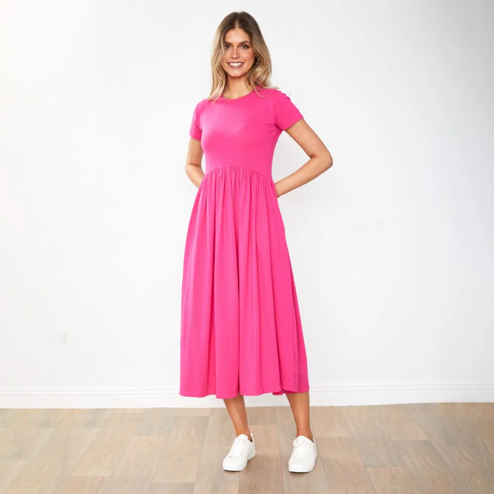 Elsa Dress (Fuschia) - Image 5