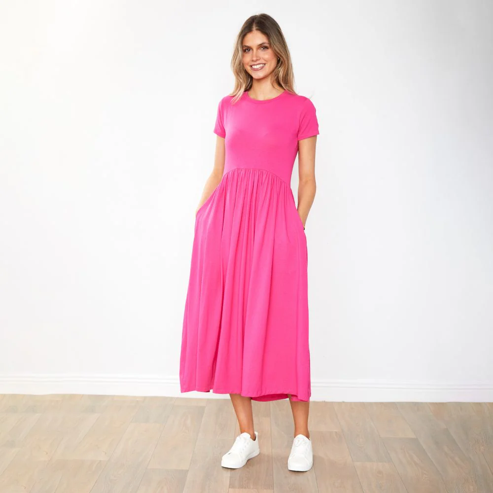 Elsa Dress (Fuschia) - Image 6