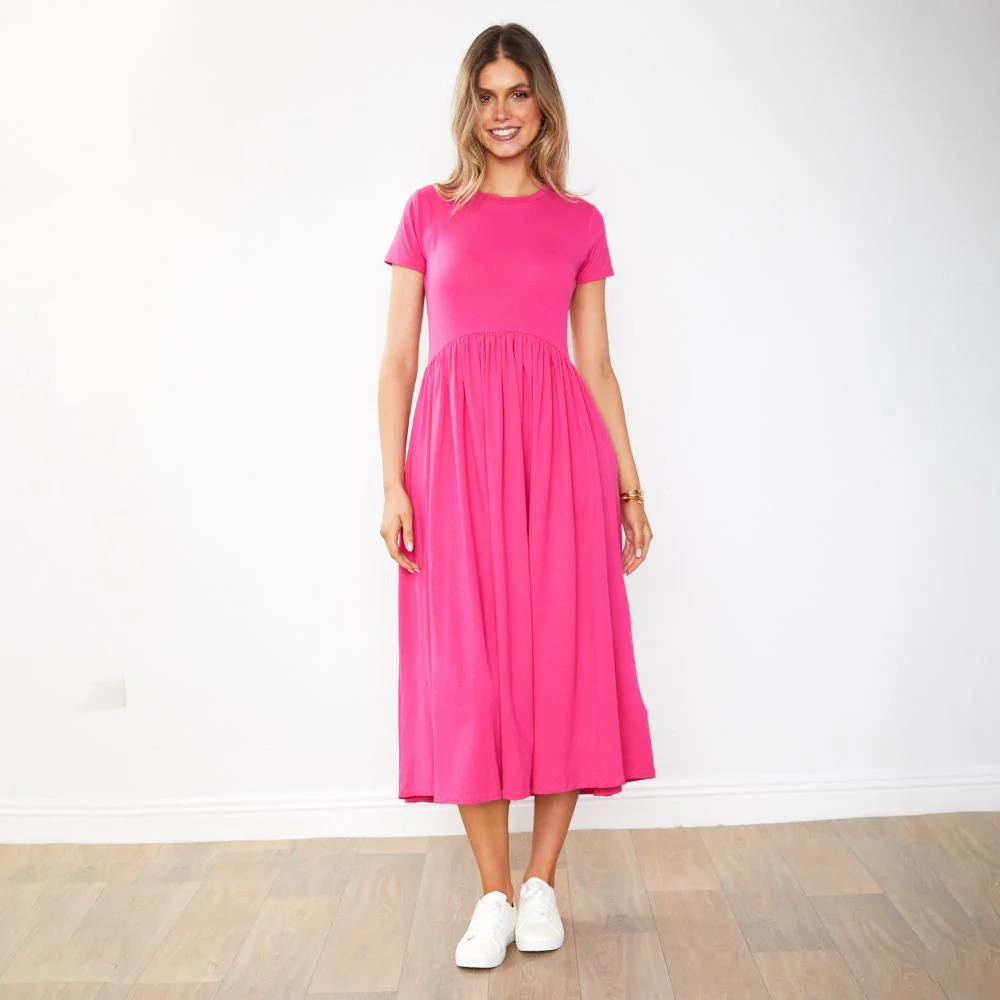 Elsa Dress (Fuschia) - Image 7