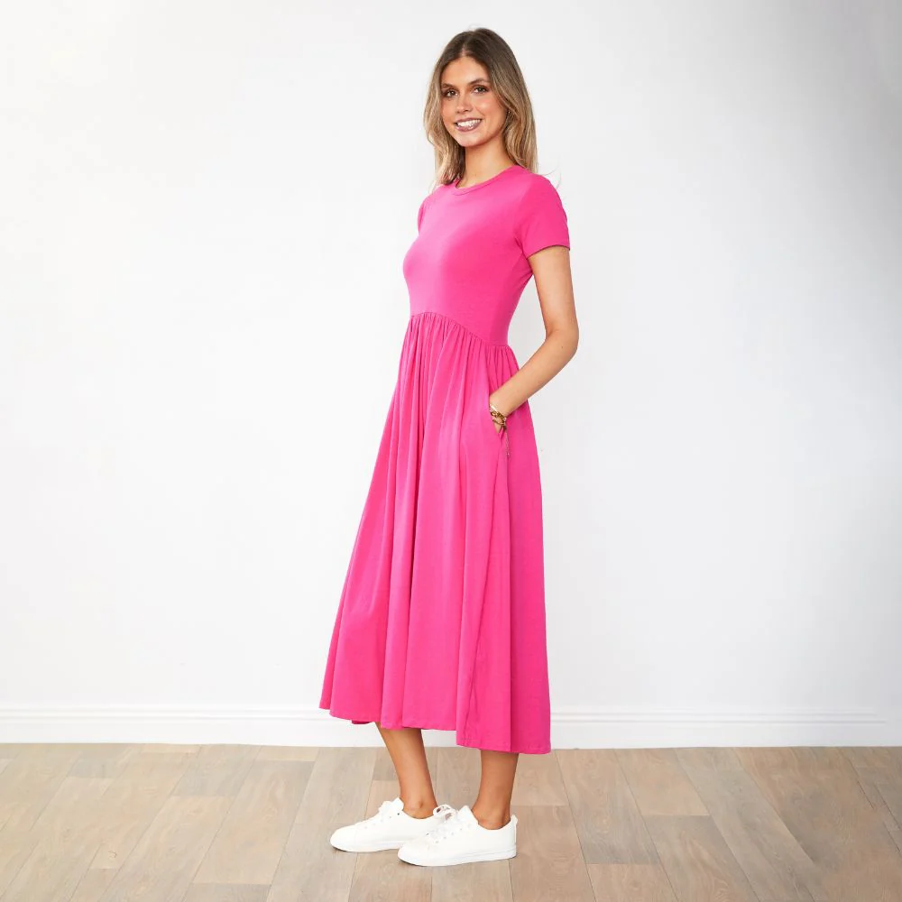 Elsa Dress (Fuschia) - Image 9