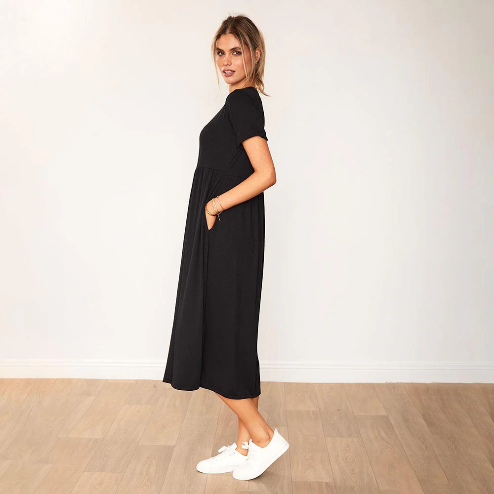 Ely Dress (Black) - Image 12