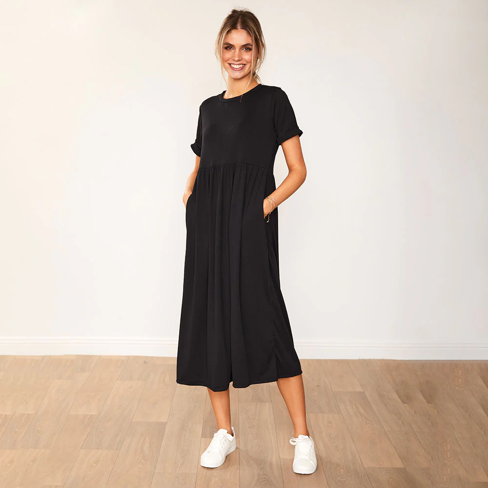 Ely Dress (Black) - Image 3