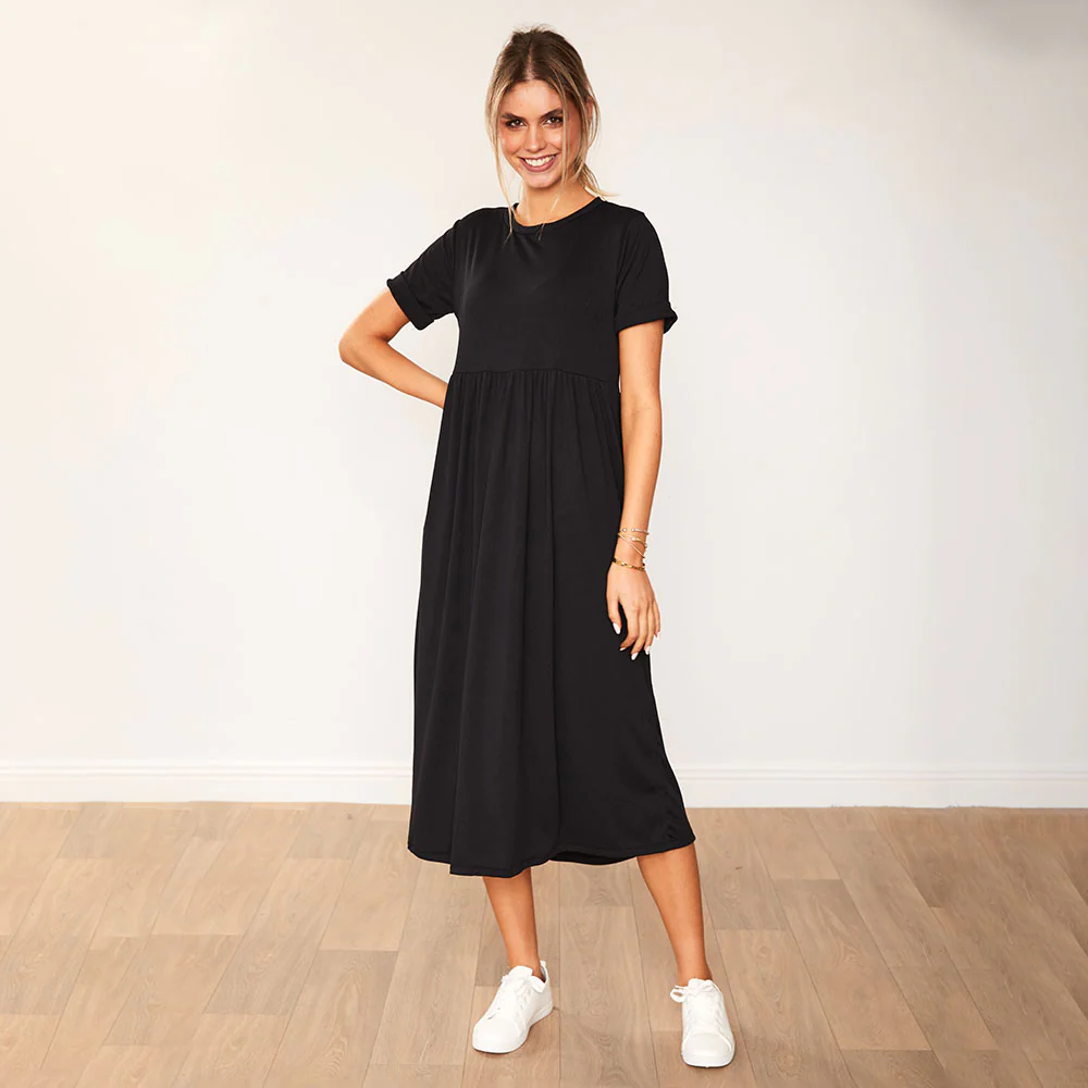 Ely Dress (Black) - Image 5