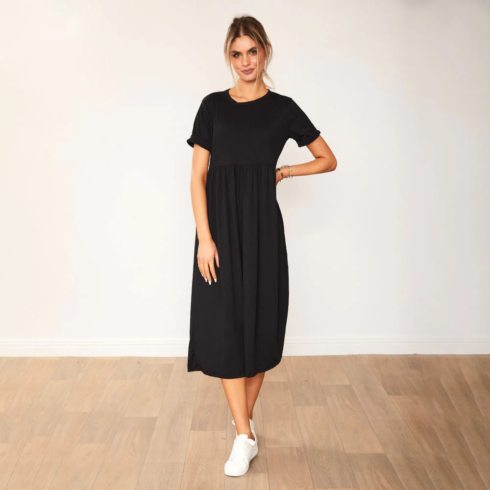 Ely Dress (Black) - Image 6