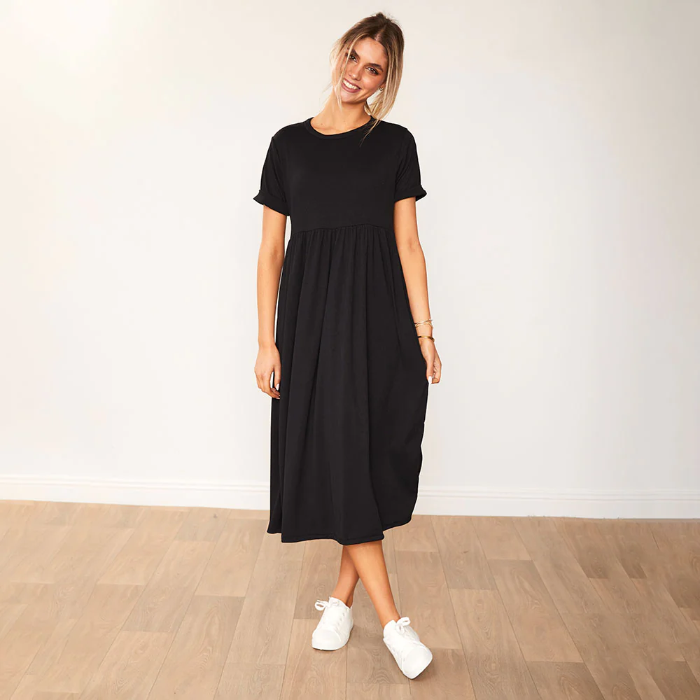 Ely Dress (Black) - Image 7
