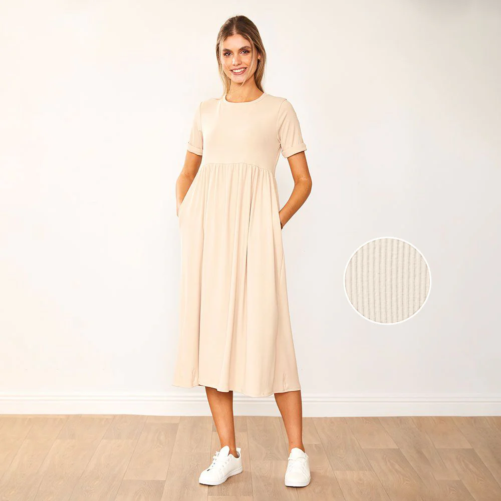 Ely Dress (Cream)