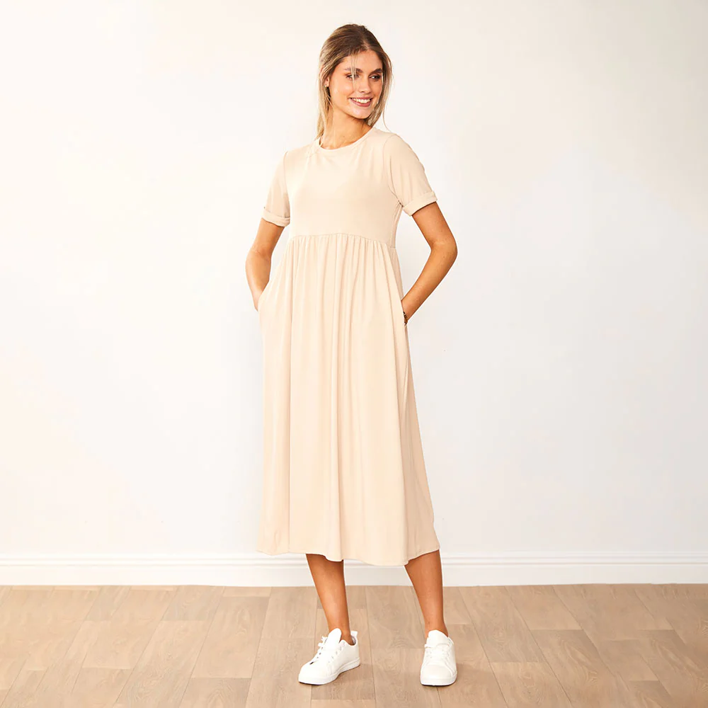 Ely Dress (Cream) - Image 2