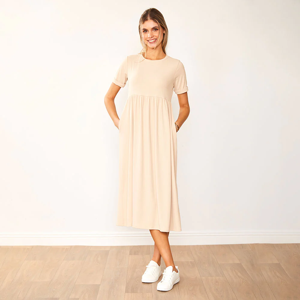 Ely Dress (Cream) - Image 3