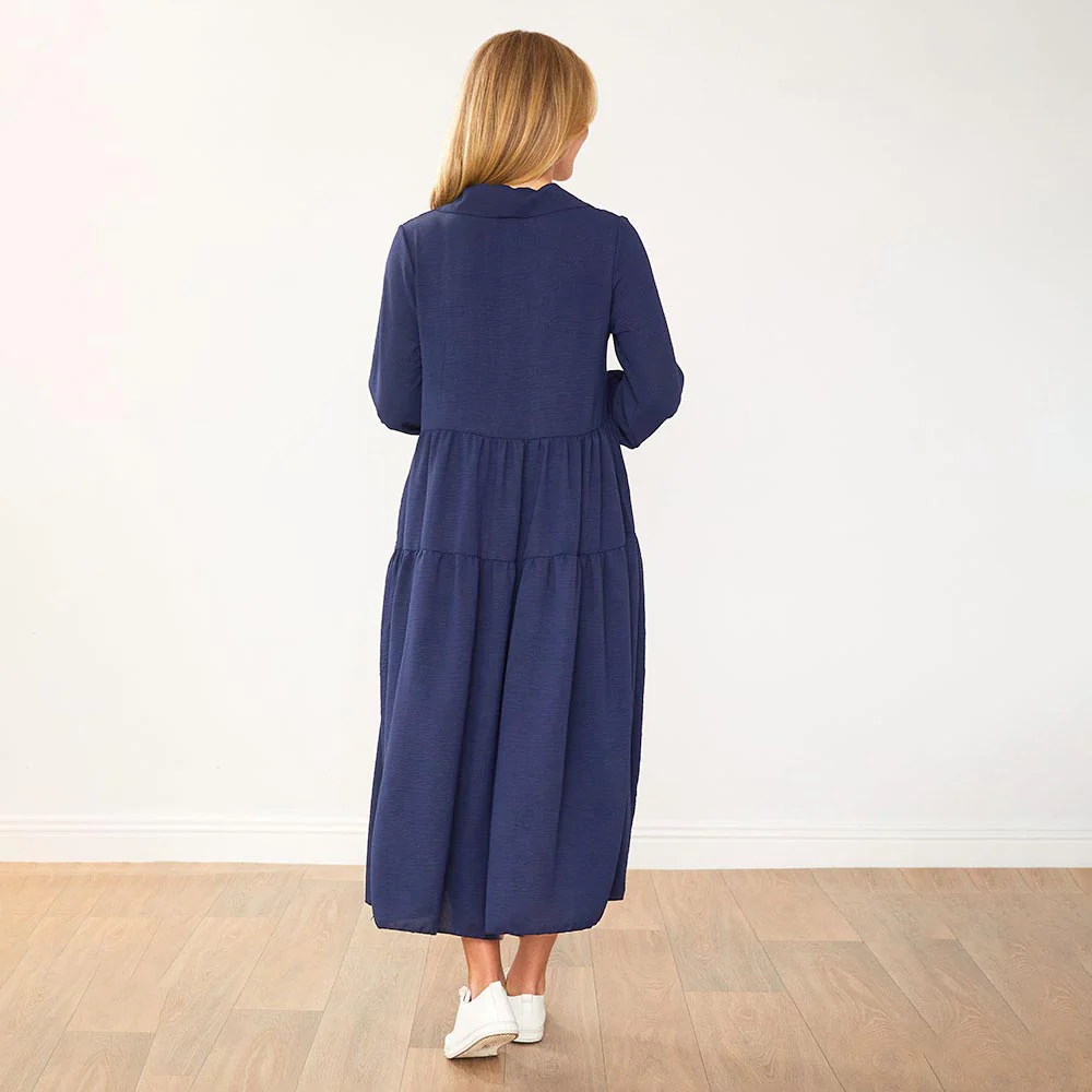 Emily Dress (Navy) - Image 12