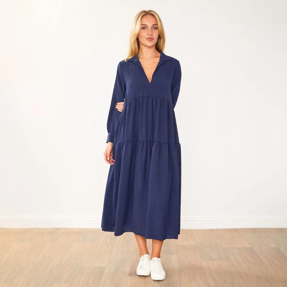 Emily Dress (Navy) - Image 8