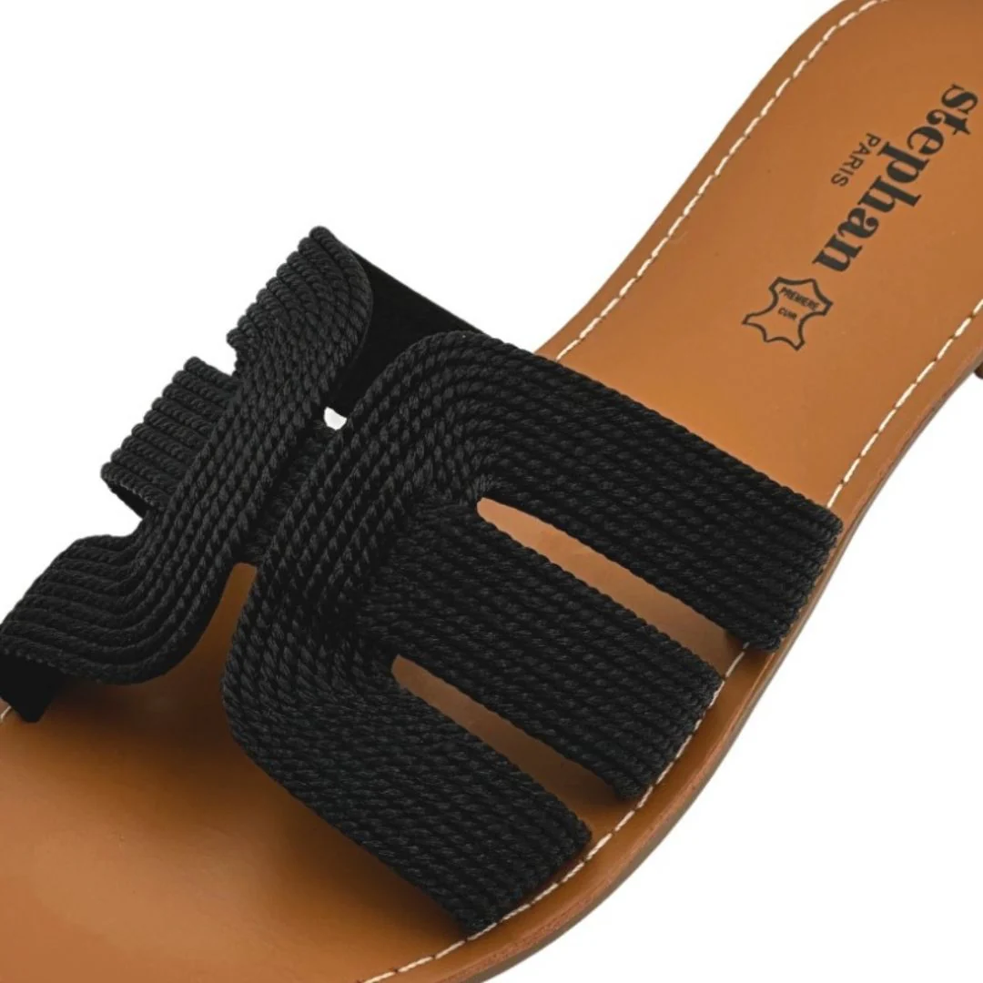 Fallon Sandals (Black) - Image 2