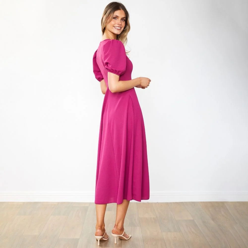 Flora Dress (Berry) - Image 12