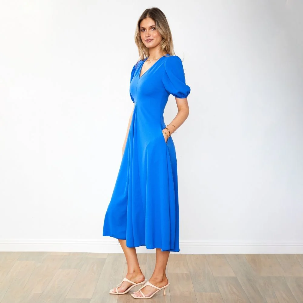 Flora Dress (Cobalt) - Image 19