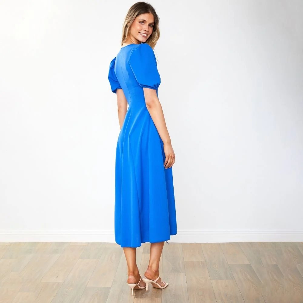 Flora Dress (Cobalt) - Image 22