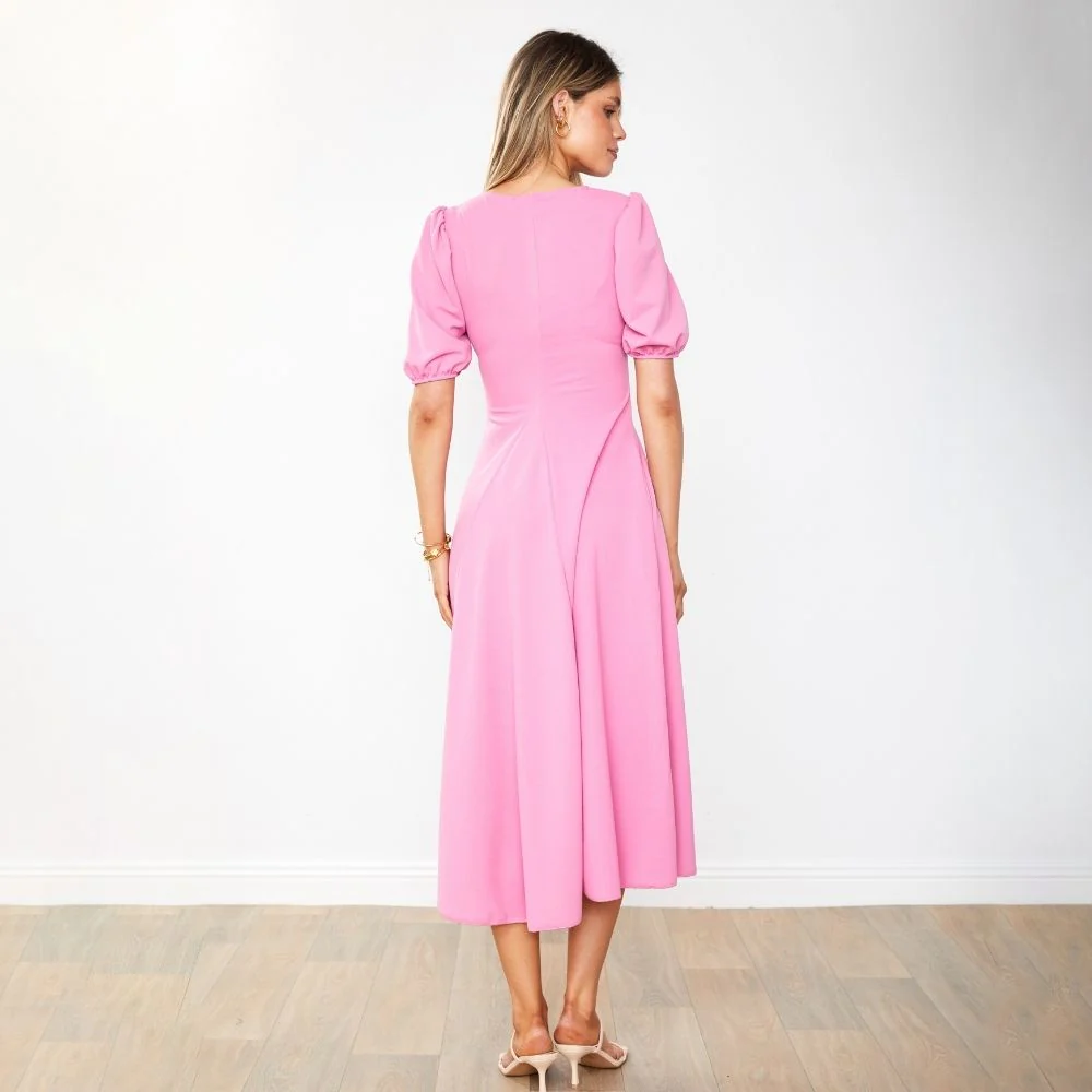 Flora Dress (Pink) - Image 11