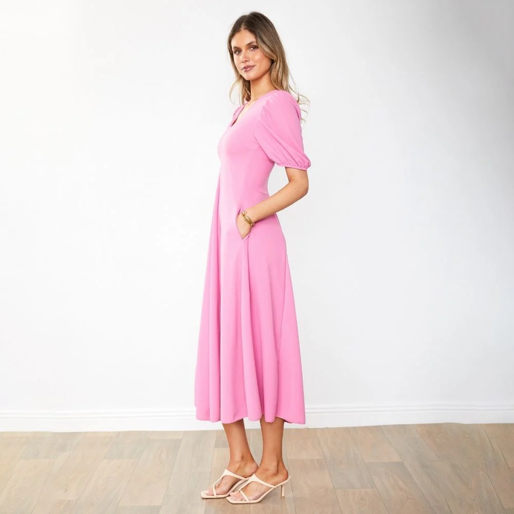 Flora Dress (Pink) - Image 9